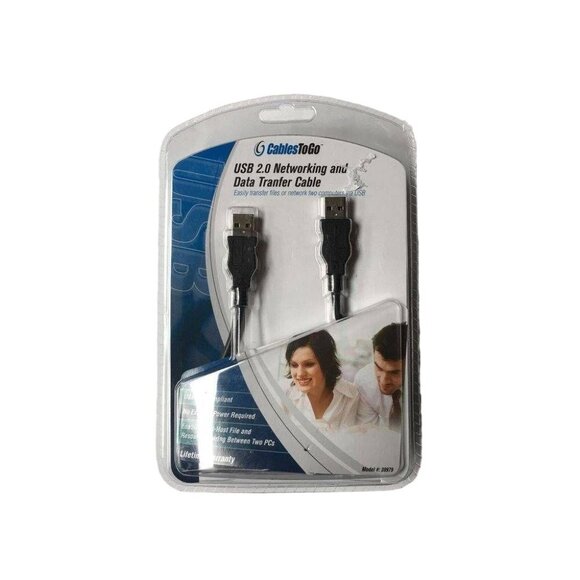 USB 2.0 Network And Data Transfer Cable - Picture 1 of 3